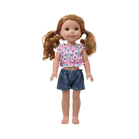 Cloth Doll Outfits, for Girl Doll Dressing Accessories