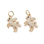 Латунные микро проложить кубического циркония подвески, чары пегаса, с целью перехода в кольце