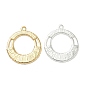 Латунные подвески, без свинца и без кадмия, плоско-круглые