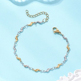 304 Браслеты из нержавеющей стали с зубчатой цепочкой для женщин