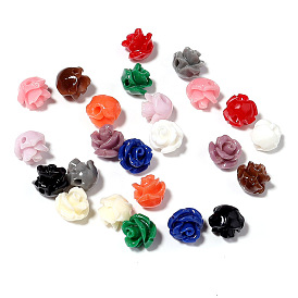 Imitation Coral Flower Resin Beads, for DIY Handmade Accessories Materials