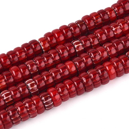 Ручной работы тысячецветник стеклянные бусины нитки, баррель