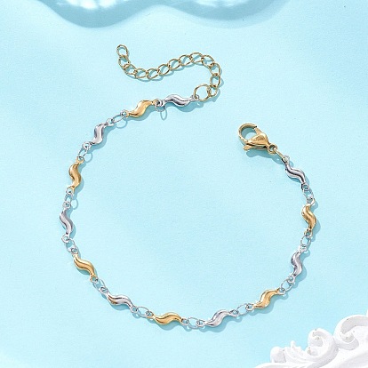 304 Браслеты из нержавеющей стали с зубчатой цепочкой для женщин