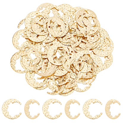 Латунные подвески, для изготовления ювелирных изделий, луна, неровный