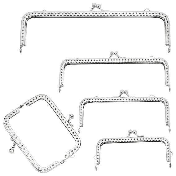 5Pcs Iron Purse Frame, for Bag Sewing Craft Tailor Sewer