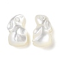 Natural White Shell Beads, Half Drilled, Rabbit