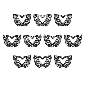 Самоклеящиеся заплатки из полиэстера в форме сердца, наклеить патч, аксессуары для костюма, аппликация