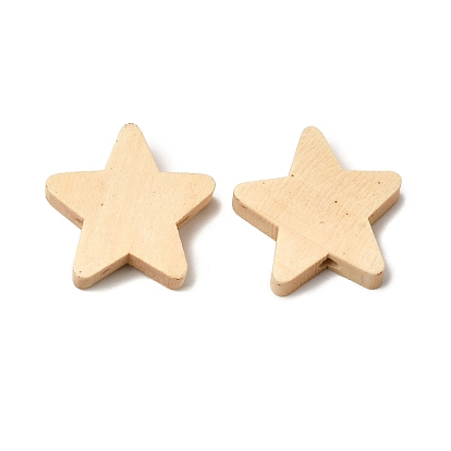 Природных шарики древесины, звезда