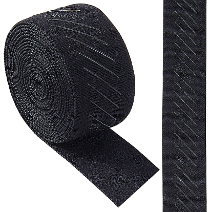 5 Плоский противоскользящий эластичный шнур из полиэстера, длиной в ярды, силиконовая эластичная лента с захватом, аксессуары для одежды