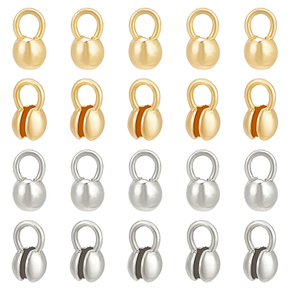 20шт 2 цвета сплава наконечники бусин, Калотте заканчивается, крышка раскладушки, круглые