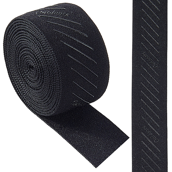 5 Плоский противоскользящий эластичный шнур из полиэстера, длиной в ярды, силиконовая эластичная лента с захватом, аксессуары для одежды