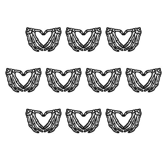 Самоклеящиеся заплатки из полиэстера в форме сердца, наклеить патч, аксессуары для костюма, аппликация