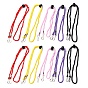 (Defective Closeout Sale: Mixed Numbering)Polypropylene Name ID Card Lanyard, with Iron Clips