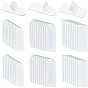 120Pcs 3 Style Rectangle PE Replaceable Hook Tape