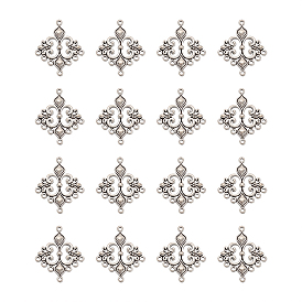 Коннекторы люстры тибетского стиля, без никеля , ромб