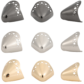 6шт 3 цвета железные накладки на подносок, протекторы для пальцев ног, для остроносых туфель на высоком каблуке