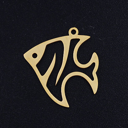 201 Stainless Steel Pendants, Tropical Fish