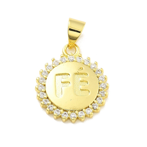 Стойка металлическая латунная микропрофилированная кубическая циркония подвески, без свинца и без кадмия, долговечный, реальный 18 k позолоченный