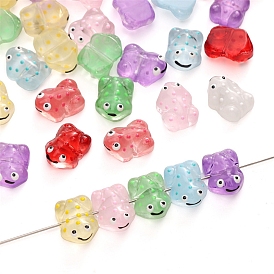 Бусины лэмпворк , лягушка