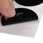 Flat Round Blank Wipe-off Die Reusable Waterproof PVC Adhesive Sticker, Spice Jar Tag, Gift Packaging Labels