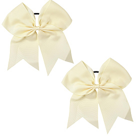 2 резинки для волос, шт., с бантом из полиэстера, резинки для волос для женщин и девочек