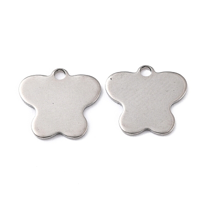 201 Stainless Steel Charms, Butterfly