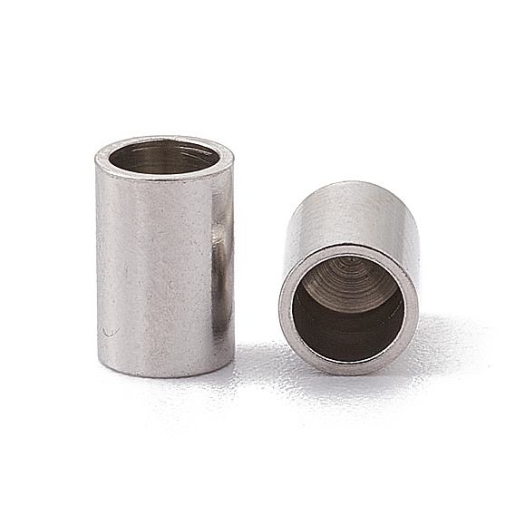 Tarnish Resistant 201 Stainless Steel Cord Ends, End Caps, Column