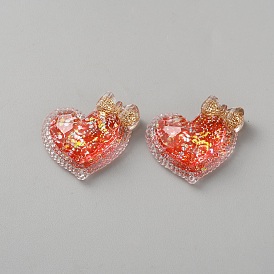 Акриловый кабошоны, красные