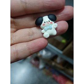 Opaque Resin Cabochons, Dog