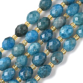 Природного апатита нитей бисера, граненые, рис, с бисером