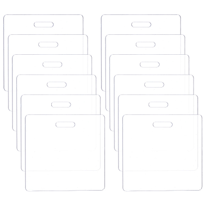 Прозрачные акриловые заготовки для значков друзей, прямоугольные