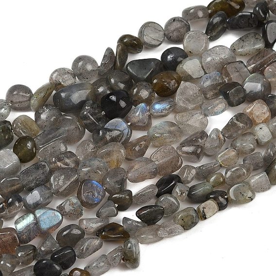 Природные лабрадорита бисер нитей, самородки, упавший камень