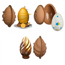 Силиконовые формы для пищевой помадки на пасхальную тематику, для украшения торта поделки, цвет шоколада, конфеты, шоколадный цвет, пасхальное яйцо