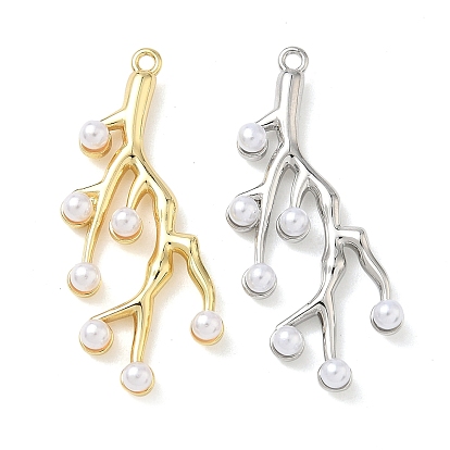 Латунь прелести, филиал, с абс пластмассовыми жемчужными бисером, долговечный, без кадмия и без свинца