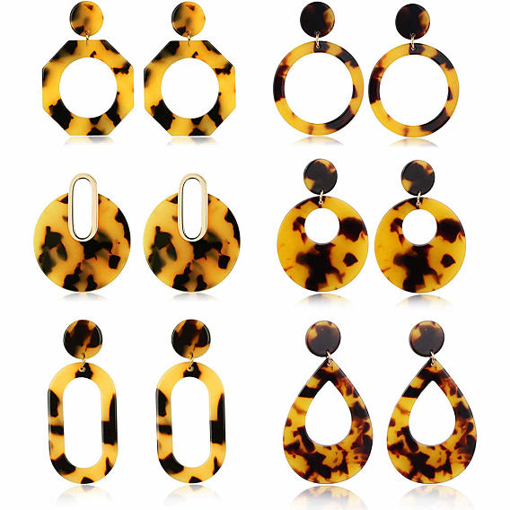 SUNNYCLUE Cellulose Acetate(Resin) Big Pendants