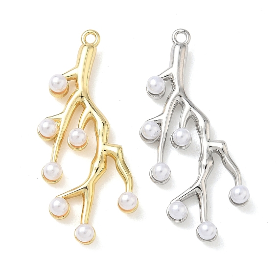 Латунь прелести, филиал, с абс пластмассовыми жемчужными бисером, долговечный, без кадмия и без свинца