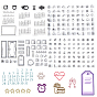 4шт 4 стили прозрачные силиконовые штампы, для diy scrapbooking, фотоальбом декоративный, изготовление карт