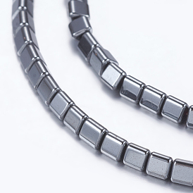Non-magnetic Synthetic Hematite Beads Strands, Triangle