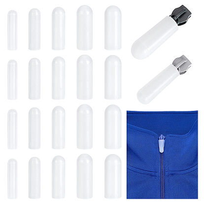 25шт. силиконовые защитные чехлы для бегунков молнии, колонка