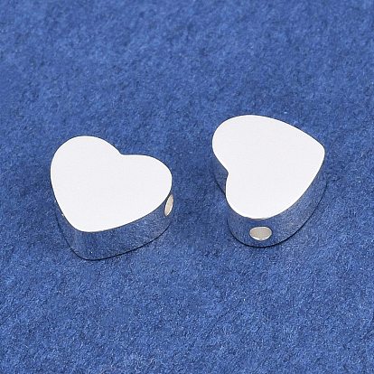 304 бусины из нержавеющей стали, вырезанные лазером, сердце