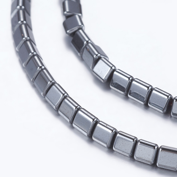Non-magnetic Synthetic Hematite Beads Strands, Triangle