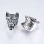 316 Surgical Stainless Steel Beads, Wolf