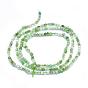 Natural Chrysoprase Beads Strands, Round, Faceted
