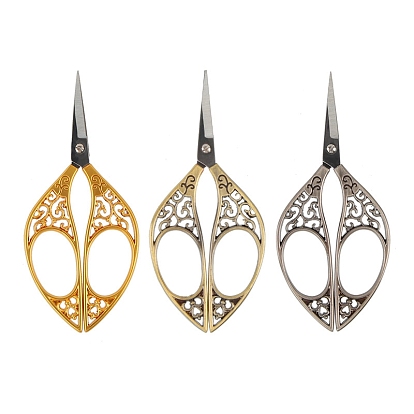 Ножницы из нержавеющей стали для полых цветов, ножницы для вышивания, швейные ножницы