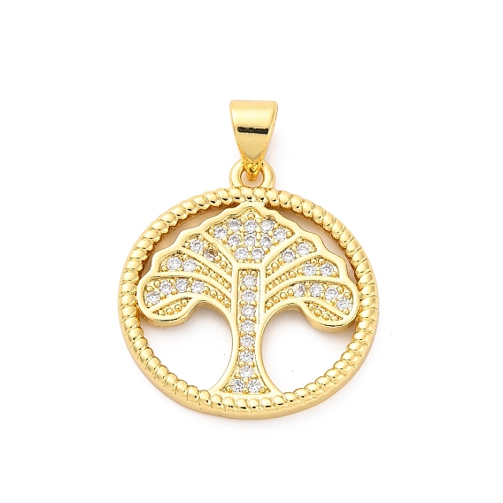 Латунные микро проложить кубического циркония подвески, без кадмия и без свинца, плоские круглые и елочные подвески