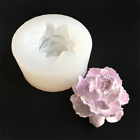 Flower DIY Candle Silicone Molds, Food Grade Silicone, Decoration Making, for Candle Making