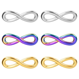 304 Stainless Steel Linking Rings, Infinity