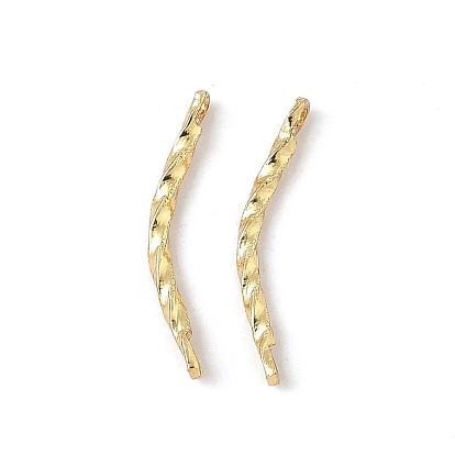 Латунные витые палочки-соединители подвески, стойки покрытие, долговечный, без свинца и без кадмия