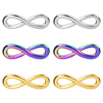 304 Stainless Steel Linking Rings, Infinity
