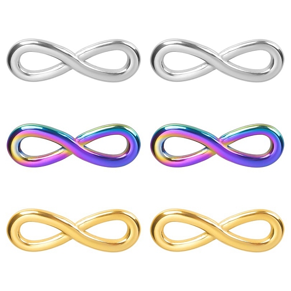 304 Stainless Steel Linking Rings, Infinity
